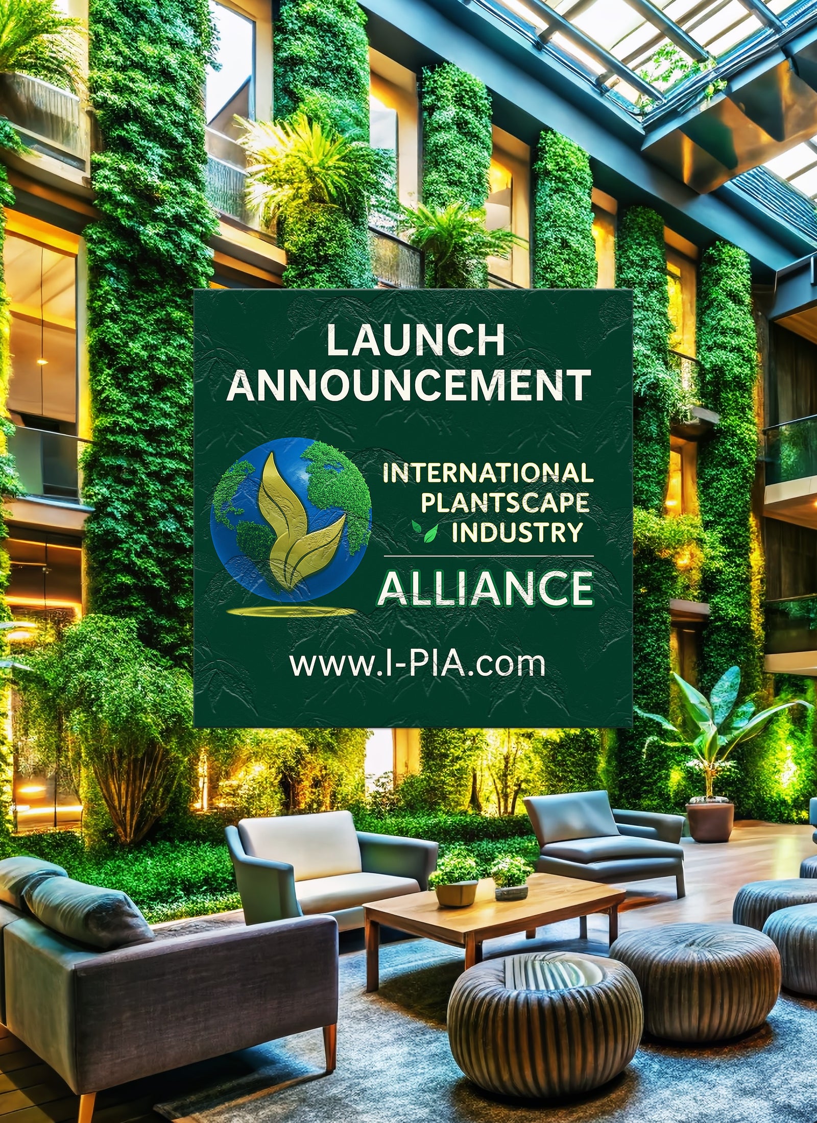 🌿 I-PIA Launches, Evolving from I-Plants Magazine to Unite and Elevate the Global Interior Plantscape Industry